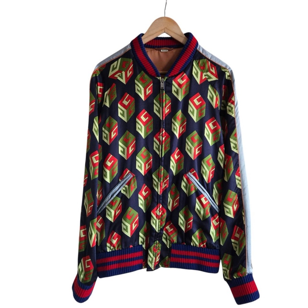 Gucci Vibrant Patterned Bomber Jacket